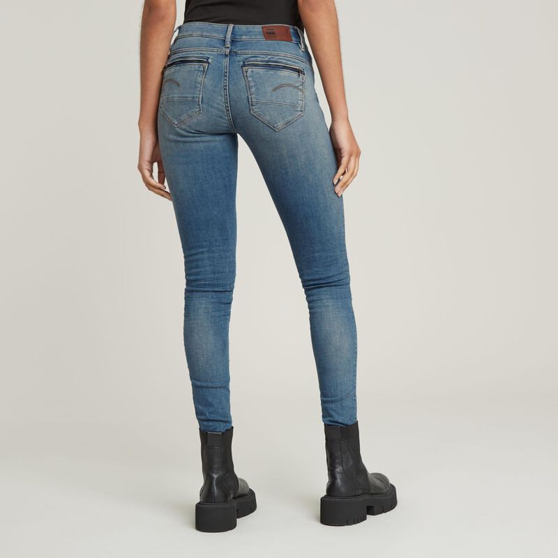 G-Star Midge Zip Mid Skinny Jeans image number 1